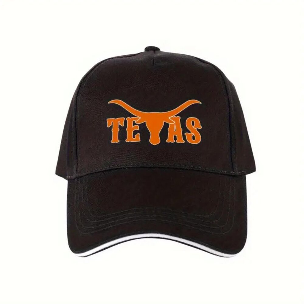 Texas Longhorns Black and Orange Cap
